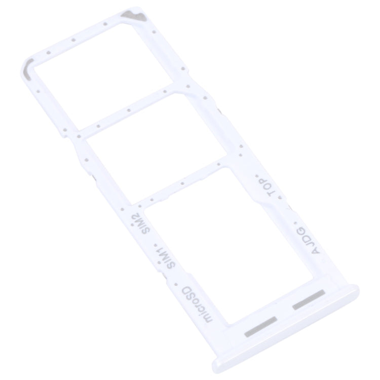 For Samsung Galaxy A04s SM-A047F Original SIM Card Tray + SIM Card Tray + Micro SD Card Tray (White) - Card Tray by buy2fix | Online Shopping UK | buy2fix