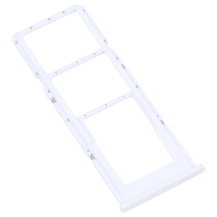 For Samsung Galaxy A04s SM-A047F Original SIM Card Tray + SIM Card Tray + Micro SD Card Tray (White) - Card Tray by buy2fix | Online Shopping UK | buy2fix