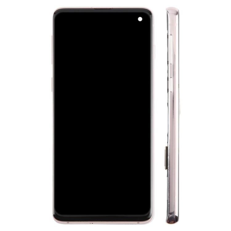 For Samsung Galaxy S10 4G SM-G973F 6.05 inch TFT LCD Screen Digitizer Full Assembly with Frame, Not Supporting Fingerprint Identification(Gold) - LCD Screen by buy2fix | Online Shopping UK | buy2fix