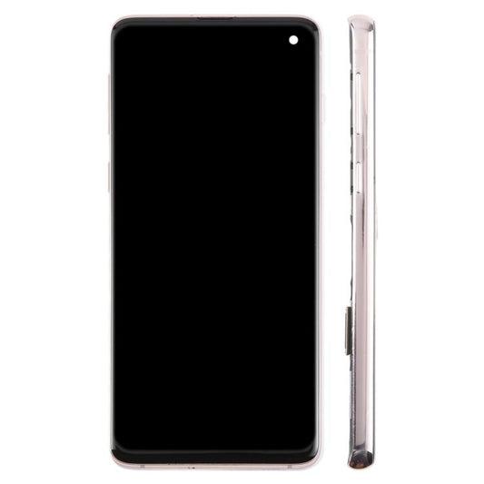 For Samsung Galaxy S10 4G SM-G973F 6.05 inch TFT LCD Screen Digitizer Full Assembly with Frame, Not Supporting Fingerprint Identification(Gold) - LCD Screen by buy2fix | Online Shopping UK | buy2fix