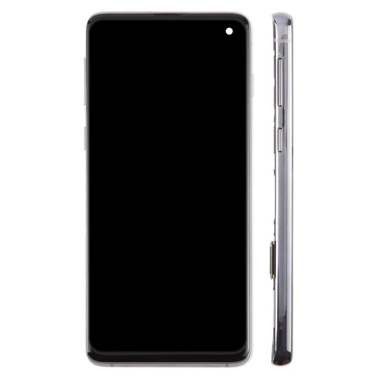 For Samsung Galaxy S10 4G SM-G973F 6.05 inch TFT LCD Screen Digitizer Full Assembly with Frame, Not Supporting Fingerprint Identification(Gray) - LCD Screen by buy2fix | Online Shopping UK | buy2fix