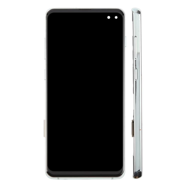 For Samsung Galaxy S10+ SM-G975F 6.38 inch TFT LCD Screen Digitizer Full Assembly with Frame, Not Supporting Fingerprint Identification(Green) - LCD Screen by buy2fix | Online Shopping UK | buy2fix