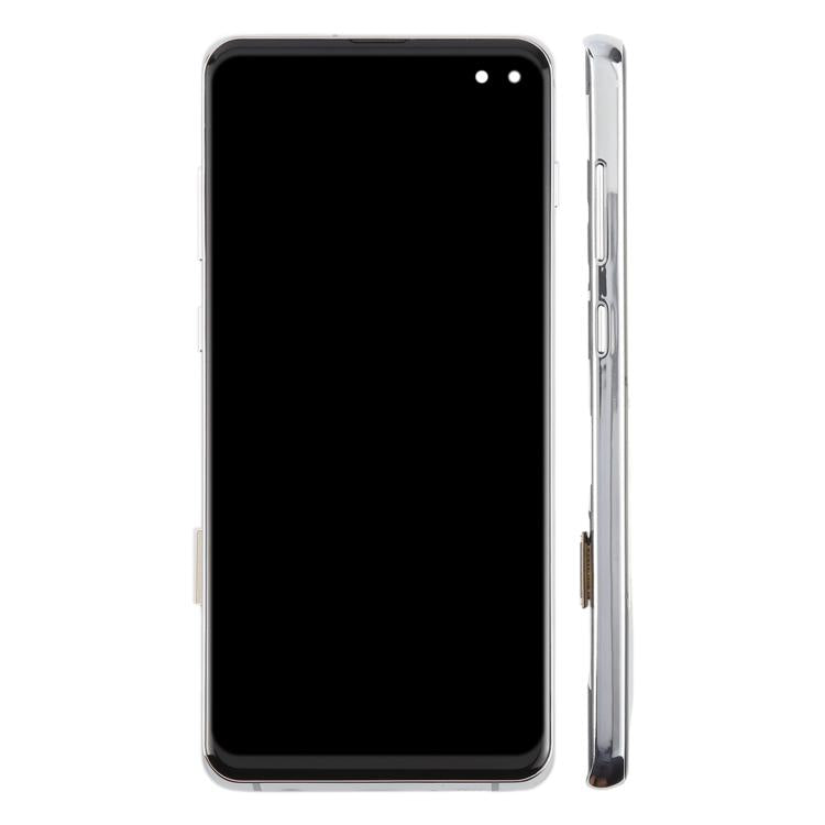 For Samsung Galaxy S10+ SM-G975F 6.38 inch TFT LCD Screen Digitizer Full Assembly with Frame, Not Supporting Fingerprint Identification(Silver) - LCD Screen by buy2fix | Online Shopping UK | buy2fix