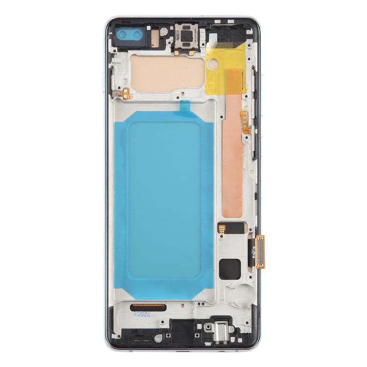 For Samsung Galaxy S10+ SM-G975F 6.38 inch TFT LCD Screen Digitizer Full Assembly with Frame, Not Supporting Fingerprint Identification(Silver) - LCD Screen by buy2fix | Online Shopping UK | buy2fix