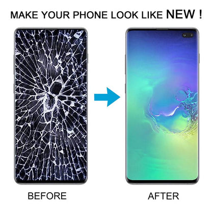 For Samsung Galaxy S10+ SM-G975F 6.38 inch TFT LCD Screen Digitizer Full Assembly with Frame, Not Supporting Fingerprint Identification(Silver) - LCD Screen by buy2fix | Online Shopping UK | buy2fix