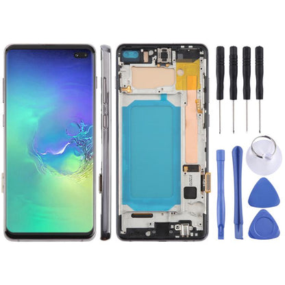 For Samsung Galaxy S10+ SM-G975F 6.38 inch TFT LCD Screen Digitizer Full Assembly with Frame, Not Supporting Fingerprint Identification(Gray) - LCD Screen by buy2fix | Online Shopping UK | buy2fix