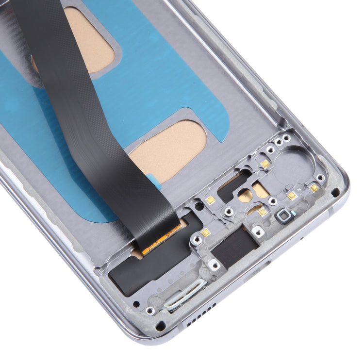 TFT LCD Screen For Samsung Galaxy S20 SM-G980 Digitizer Full Assembly with Frame,Not Supporting Fingerprint Identification(Grey) - LCD Screen by buy2fix | Online Shopping UK | buy2fix