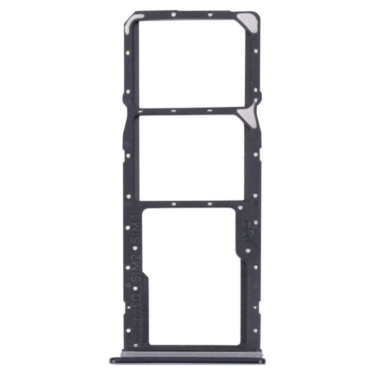 For Samsung Galaxy A04 Core SM-A042F Original SIM Card Tray + SIM Card Tray + Micro SD card tray(Black) - Card Tray by buy2fix | Online Shopping UK | buy2fix