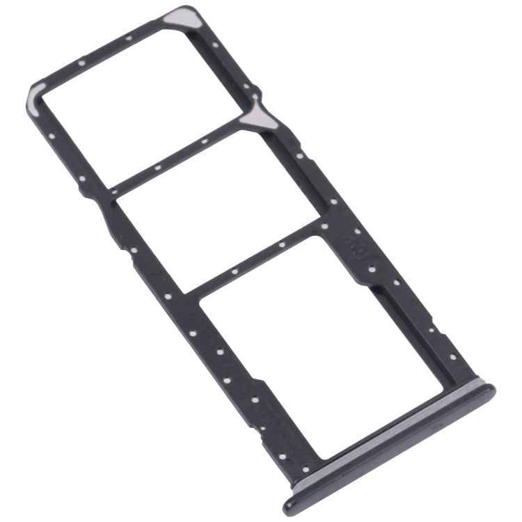 For Samsung Galaxy A04 Core SM-A042F Original SIM Card Tray + SIM Card Tray + Micro SD card tray(Black) - Card Tray by buy2fix | Online Shopping UK | buy2fix