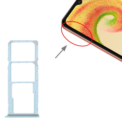 For Samsung Galaxy A04 Core SM-A042F Original SIM Card Tray + SIM Card Tray + Micro SD card tray(Green) - Card Tray by buy2fix | Online Shopping UK | buy2fix