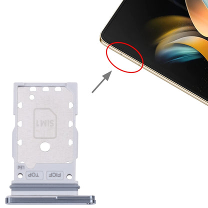 For Samsung Galaxy Z Fold4 SM-F936B Original SIM Card Tray + SIM Card Tray (Blue) - Card Tray by buy2fix | Online Shopping UK | buy2fix