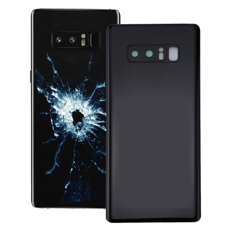 For Galaxy Note 8 Back Cover with Camera Lens Cover (Black) - Back Cover by buy2fix | Online Shopping UK | buy2fix