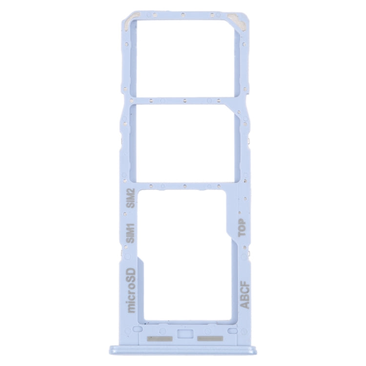 For Samsung Galaxy A23 5G SM-A236B Original SIM Card Tray + SIM Card Tray + Micro SD card tray (Blue) - Card Tray by buy2fix | Online Shopping UK | buy2fix