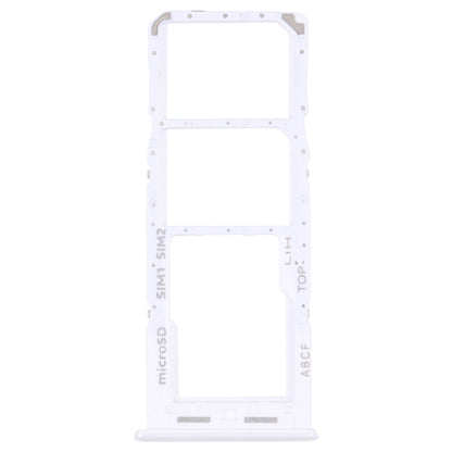 For Samsung Galaxy A23 5G SM-A236B Original SIM Card Tray + SIM Card Tray + Micro SD card tray (White) - Card Tray by buy2fix | Online Shopping UK | buy2fix