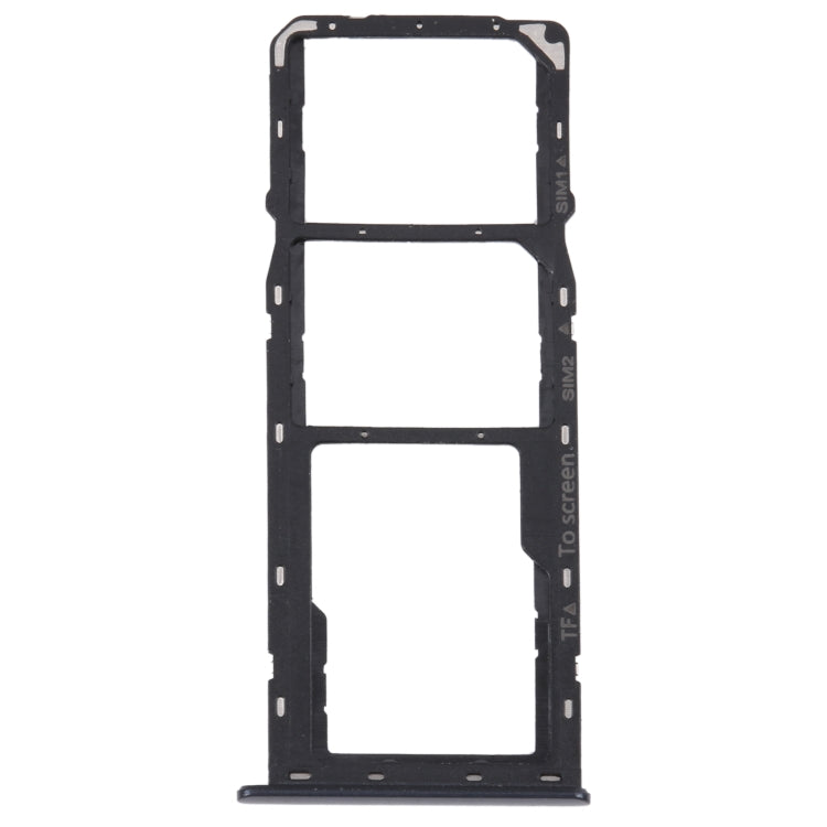 For Samsung Galaxy M42 5G SM-A436B Original SIM Card Tray + SIM Card Tray + Micro SD card tray (Black) - Card Tray by buy2fix | Online Shopping UK | buy2fix