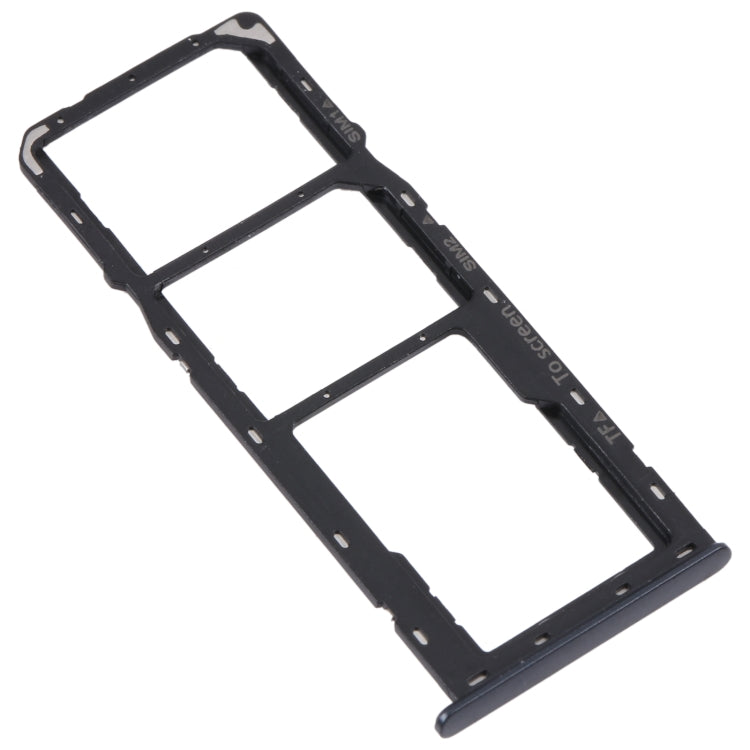 For Samsung Galaxy M42 5G SM-A436B Original SIM Card Tray + SIM Card Tray + Micro SD card tray (Black) - Card Tray by buy2fix | Online Shopping UK | buy2fix