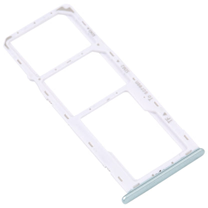 For Samsung Galaxy M42 5G SM-A436B Original SIM Card Tray + SIM Card Tray + Micro SD card tray (Green) - Card Tray by buy2fix | Online Shopping UK | buy2fix