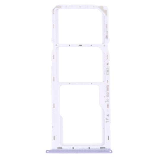 For Samsung Galaxy M42 5G SM-A436B Original SIM Card Tray + SIM Card Tray + Micro SD card tray (Purple) - Card Tray by buy2fix | Online Shopping UK | buy2fix