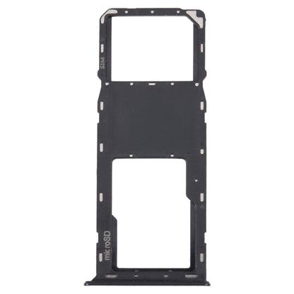 For Samsung Galaxy A03s SM-A037U Original SIM Card Tray + Micro SD card tray (Black) - Card Tray by buy2fix | Online Shopping UK | buy2fix