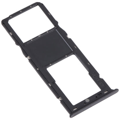For Samsung Galaxy A03s SM-A037U Original SIM Card Tray + Micro SD card tray (Black) - Card Tray by buy2fix | Online Shopping UK | buy2fix