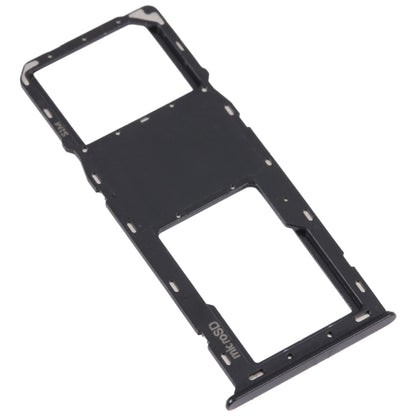 For Samsung Galaxy A03s SM-A037U Original SIM Card Tray + Micro SD card tray (Black) - Card Tray by buy2fix | Online Shopping UK | buy2fix