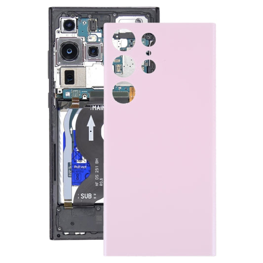 For Samsung Galaxy S23 Ultra 5G SM-S918B OEM Battery Back Cover(Pink) -  by buy2fix | Online Shopping UK | buy2fix