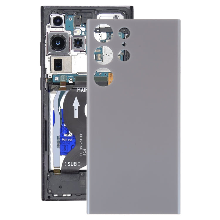 For Samsung Galaxy S23 Ultra 5G SM-S918B OEM Battery Back Cover(Grey) -  by buy2fix | Online Shopping UK | buy2fix