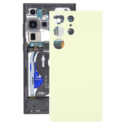 For Samsung Galaxy S23 Ultra 5G SM-S918B OEM Battery Back Cover(Yellow) -  by buy2fix | Online Shopping UK | buy2fix