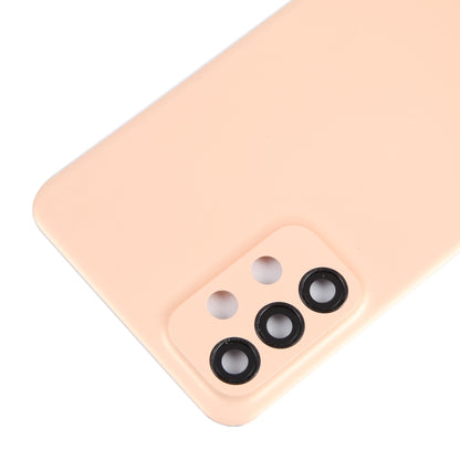 For Samsung Galaxy A23 5G SM-A236A Original Battery Back Cover with Camera Lens Cover(Pink) - Camera Series by buy2fix | Online Shopping UK | buy2fix