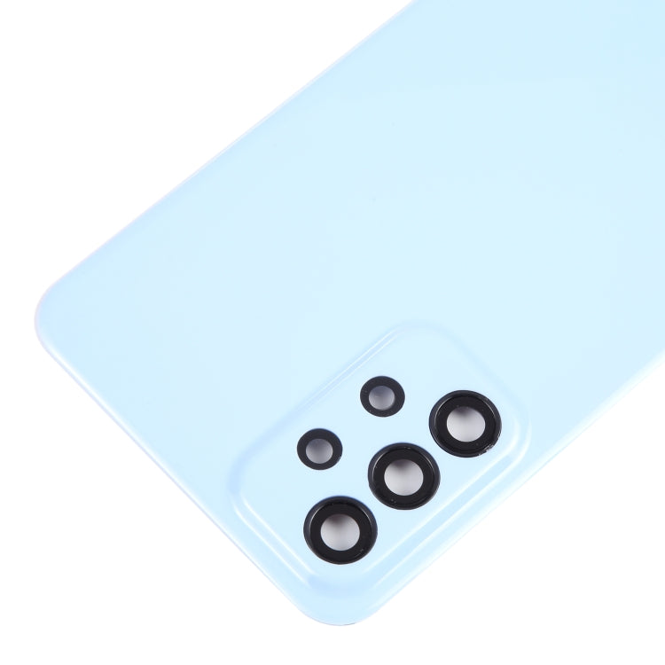 For Samsung Galaxy A23 5G SM-A236A Original Battery Back Cover with Camera Lens Cover(Blue) - Camera Series by buy2fix | Online Shopping UK | buy2fix