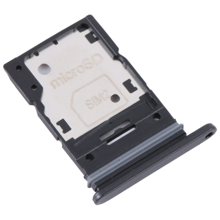 For Samsung Galaxy A54 SM-A546 Original SIM Card Tray + Micro SD Card Tray (Black) - Card Tray by buy2fix | Online Shopping UK | buy2fix