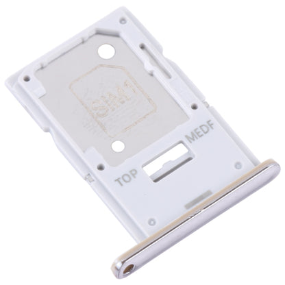 For Samsung Galaxy A54 SM-A546 Original SIM Card Tray + Micro SD Card Tray (Gold) - Card Tray by buy2fix | Online Shopping UK | buy2fix