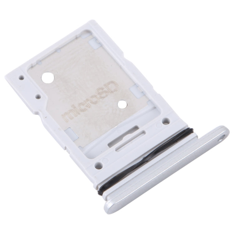 For Samsung Galaxy A54 SM-A546 Original SIM Card Tray + Micro SD Card Tray (Silver) - Card Tray by buy2fix | Online Shopping UK | buy2fix