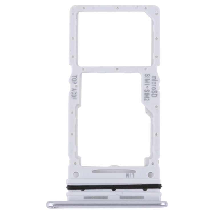 For Samsung Galaxy A34 SM-A346 Original SIM Card Tray + SIM / Micro SD Card Tray (Silver) - Card Tray by buy2fix | Online Shopping UK | buy2fix