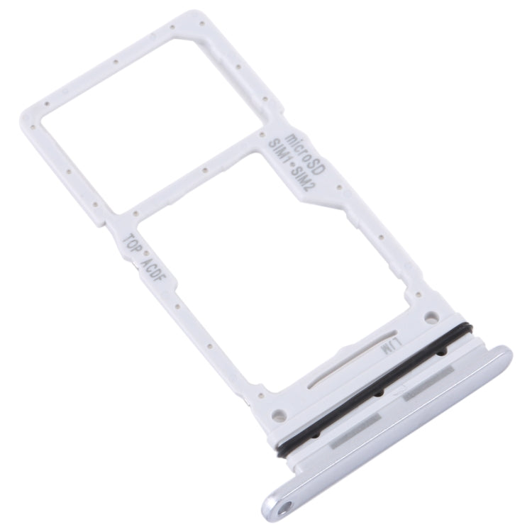 For Samsung Galaxy A34 SM-A346 Original SIM Card Tray + SIM / Micro SD Card Tray (Silver) - Card Tray by buy2fix | Online Shopping UK | buy2fix
