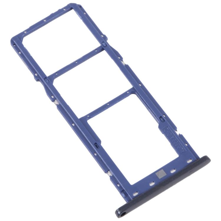 For Samsung Galaxy M04 SM-M045F Original SIM Card Tray + SIM Card Tray + Micro SD Card Tray (Blue) - Card Tray by buy2fix | Online Shopping UK | buy2fix