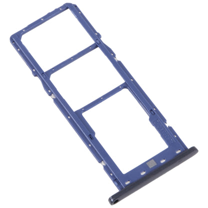 For Samsung Galaxy M04 SM-M045F Original SIM Card Tray + SIM Card Tray + Micro SD Card Tray (Blue) - Card Tray by buy2fix | Online Shopping UK | buy2fix