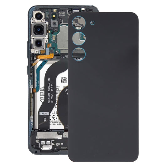 For Samsung Galaxy S23+ SM-S916B OEM Glass Battery Back Cover(Black) -  by buy2fix | Online Shopping UK | buy2fix
