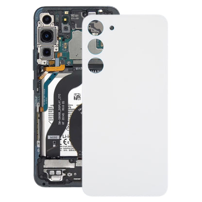 For Samsung Galaxy S23+ SM-S916B OEM Glass Battery Back Cover(White) -  by buy2fix | Online Shopping UK | buy2fix