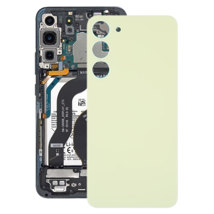 For Samsung Galaxy S23+ SM-S916B OEM Glass Battery Back Cover(Yellow) -  by buy2fix | Online Shopping UK | buy2fix