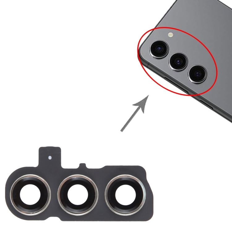 For Samsung Galaxy S23+ SM-S916B Original Camera Lens Cover (Silver) -  by buy2fix | Online Shopping UK | buy2fix