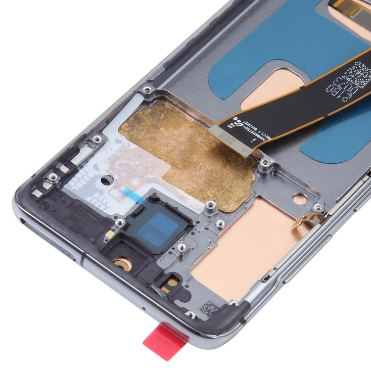 OLED Material LCD Screen for Samsung Galaxy S20 SM-G980 Digitizer Full Assembly With Frame(Black) - LCD Screen by buy2fix | Online Shopping UK | buy2fix