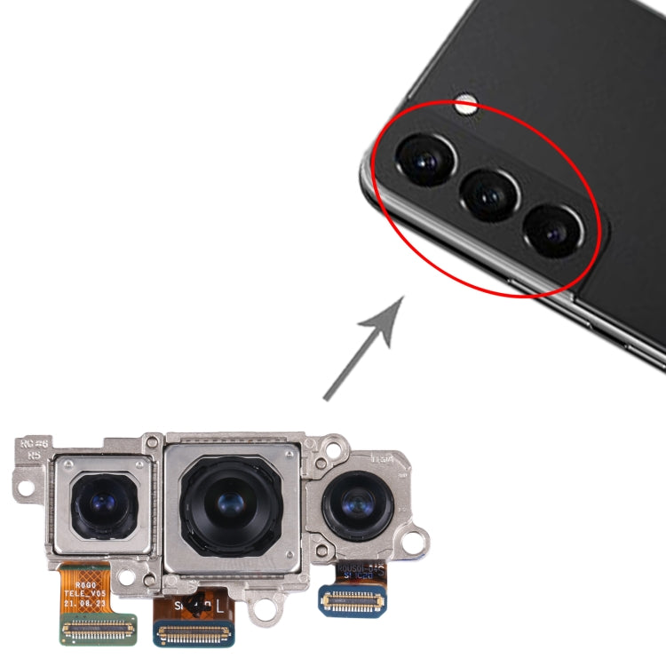 For Samsung Galaxy S22 5G SM-S901B Original Camera Set (Telephoto + Wide + Main Camera) -  by buy2fix | Online Shopping UK | buy2fix