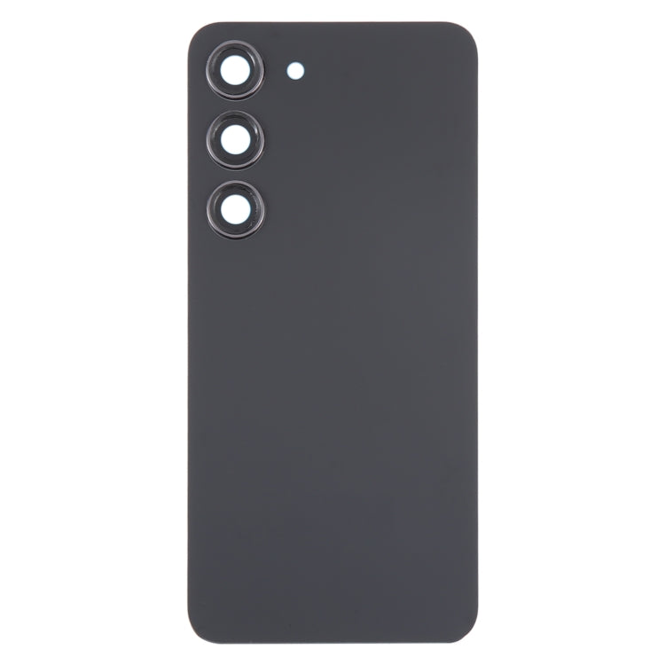 For Samsung Galaxy S23 SM-S911B OEM Glass Battery Back Cover with Camera Lens Cover(Black) -  by buy2fix | Online Shopping UK | buy2fix