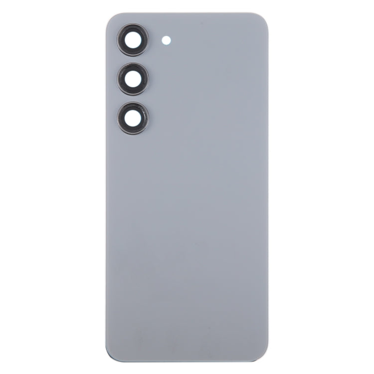 For Samsung Galaxy S23 SM-S911B OEM Glass Battery Back Cover with Camera Lens Cover(Grey) -  by buy2fix | Online Shopping UK | buy2fix