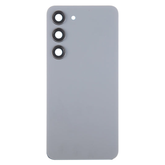 For Samsung Galaxy S23 SM-S911B OEM Glass Battery Back Cover with Camera Lens Cover(Grey) -  by buy2fix | Online Shopping UK | buy2fix