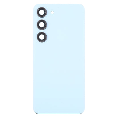 For Samsung Galaxy S23 SM-S911B OEM Glass Battery Back Cover with Camera Lens Cover(Blue) -  by buy2fix | Online Shopping UK | buy2fix