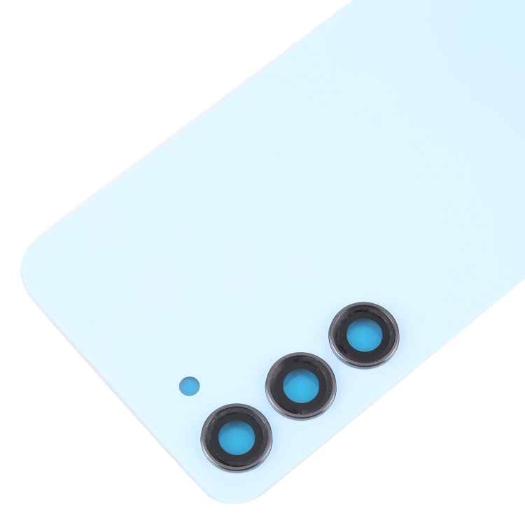 For Samsung Galaxy S23 SM-S911B OEM Glass Battery Back Cover with Camera Lens Cover(Blue) -  by buy2fix | Online Shopping UK | buy2fix