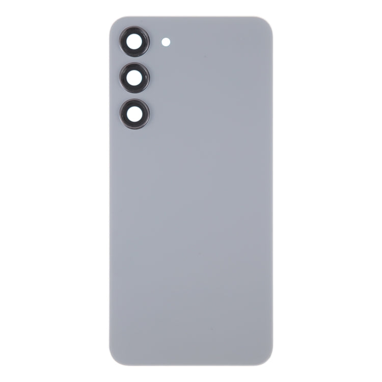 For Samsung Galaxy S23+ SM-S916B OEM Glass Battery Back Cover with Camera Lens Cover(Grey) -  by buy2fix | Online Shopping UK | buy2fix