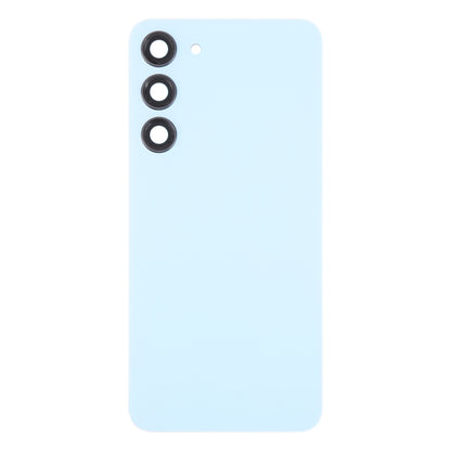 For Samsung Galaxy S23+ SM-S916B OEM Glass Battery Back Cover with Camera Lens Cover(Blue) -  by buy2fix | Online Shopping UK | buy2fix